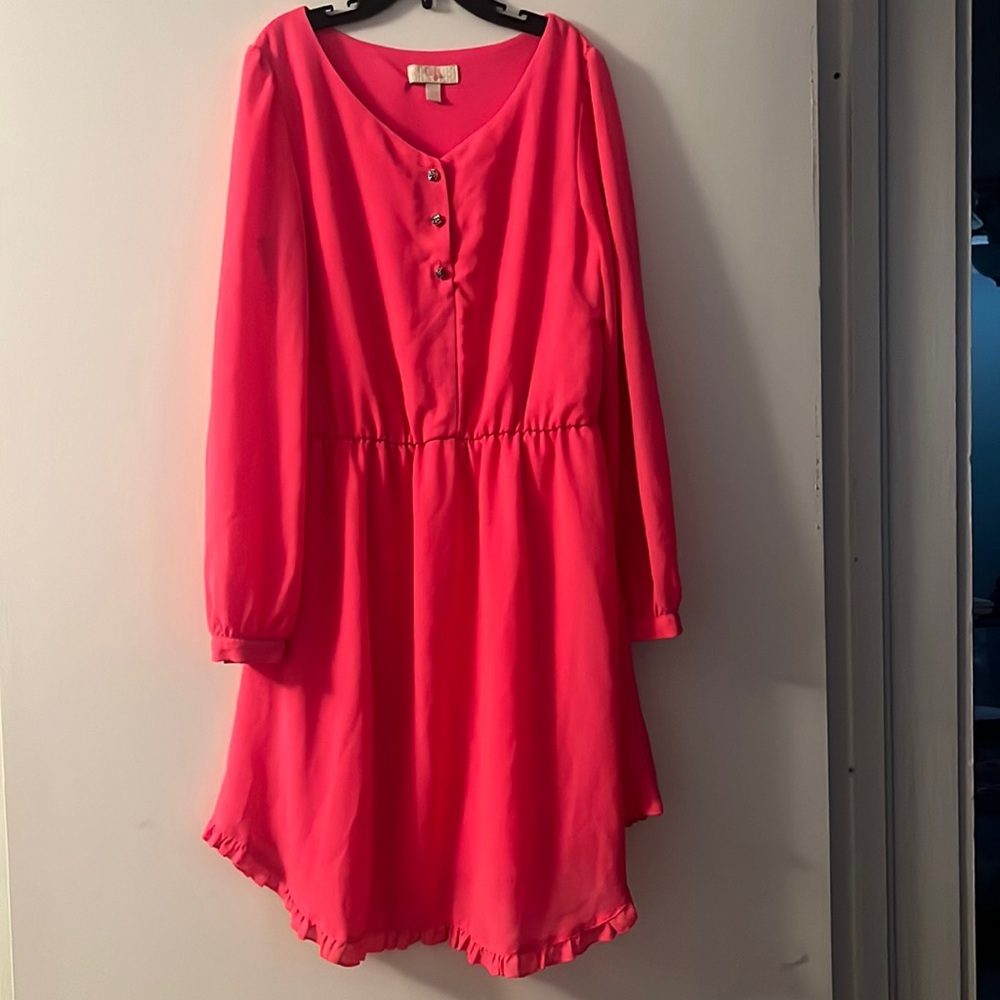 GB Girls pink dress, size Large.